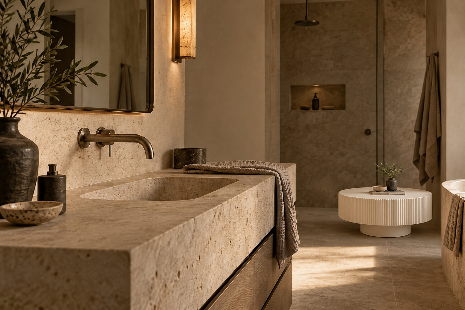 Baño: Arena & piedra