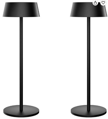 Lámpara de mesa inalámbrica x2